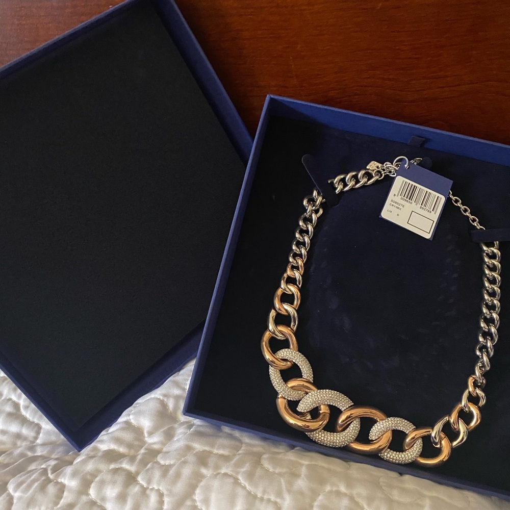 Swarovski Bound Necklace Large Crystal Mix